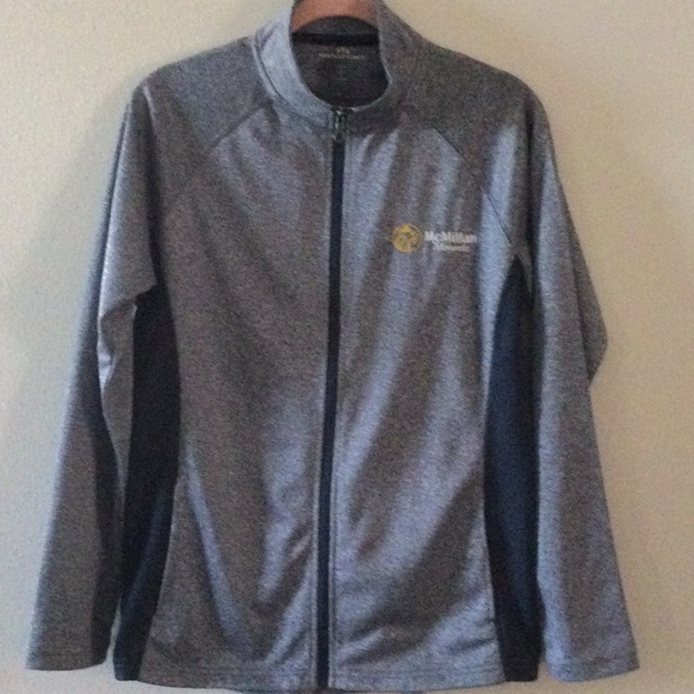 Gray Full-Zip Jacket